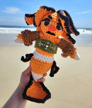 Clown Fish Merfolk Plush